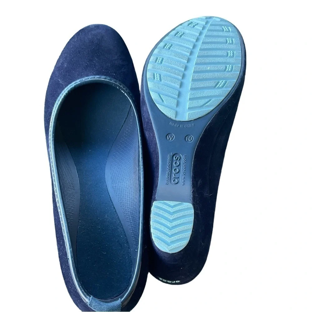 CROCS blue velvet